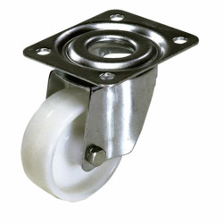ROUE NYLON PIVOTANTE Ø 125