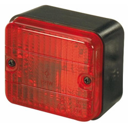 Rear fog lamp 87x77x50 mm