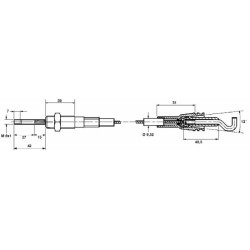 REMOTE CONTROL CABLE MT.2,5