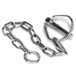 Clip pin ø 10 with chain (Set of 5)