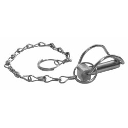 Hinged clip pin ø14 with chain (Set of 4)