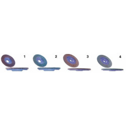 Disco de solapa Circonio ø 115 mm grano 60 (Juego de 2 )
