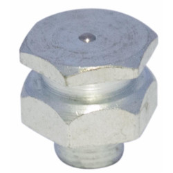 Double hexagon grease nipple M10x1 zinc-plated steel (Set of 10 pieces)