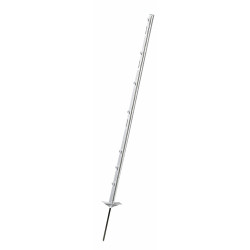 White plastic post 140 cm (Set of 10)