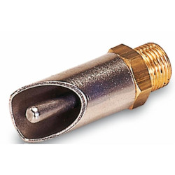 Lutschertränke mit 25 1/2" Durchmesser für Schweine Stahl/Kupfer (2er-Satz)