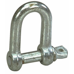 Zinc plated shackle Ø 14 -...