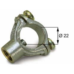 Morsetto per irrigazione Ø 22
