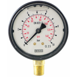 Pressure gauge in glycerine...