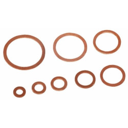 Kupferscheiben 14X18X1.5 für Hydraulikanschlüsse (Satz mit 100 Stück)