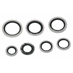Rondelles collées 'BONDED' 3/8" - 17.25 mm (Lot de 50)