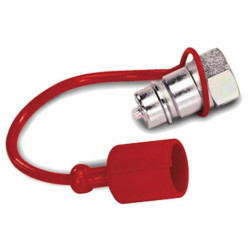 Roter Stecker für 1/2"-Schnellkupplungsstecker (Satz mit 10 Stück)
