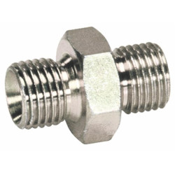 Raccord de jonction Mâle/Mâle 1/4" à visser (Lot de 5)