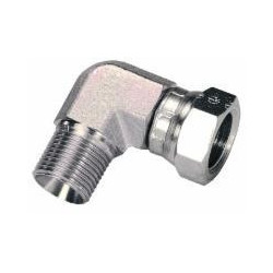 Adattatore da 1/4" rotante maschio/femmina a 90° (set di 2)