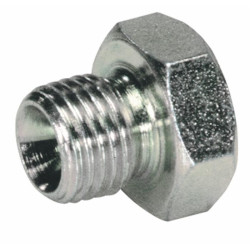 Hexagonal Male Threaded Plug 3/8" (Set of 5)