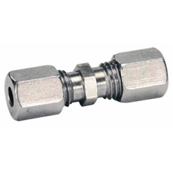 Straight double union Ø 12 mm (Set of 2)