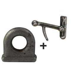 Heavy left lock 15X20 mm...