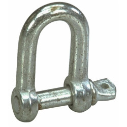 Zinc plated shackle Ø 6 -...