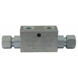 CLAPET DE BLOCAGE DOUB EFFET PILOTE EN LIGNE 3/8"