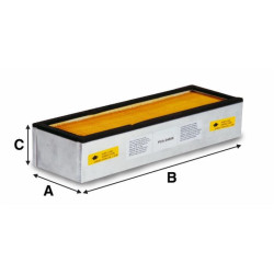 INNENRAUMFILTER 585 X 180 X 50 ANPASSBAR