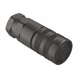 Flat face quick coupler...