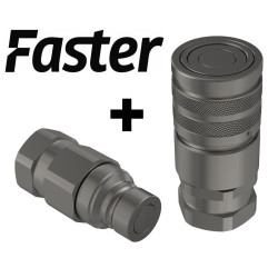 3/8" FASTER Male + Female...