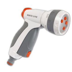 Pistola regolabile a 5 funzioni WATER CLICK LINE WHITE LINE