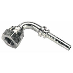 RACCORD FILETÉ FEMELLE COURBE A 90° (60°) - 3/8"  X 3/8"