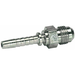 MALE CONNECTOR JIC74 7/16"-20X1/4" JIC74 7/16"-20X1/4"