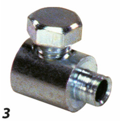 ABRAZADERA DE CABLE DE 2,5 MM.