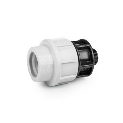 Compression fitting PN16 for PE 25 mm threaded 1/2" male (Set of 2)