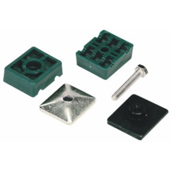 Double clamp for rigid tube...