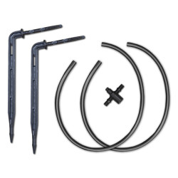 Arrow dripper, angled with...
