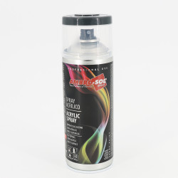 Acrylic spray paint, grey...