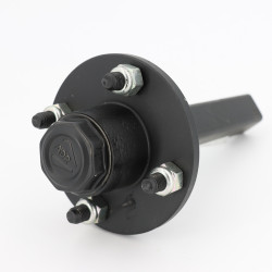 Demi essieu carré 30mm longueur 200mm 4 goujons