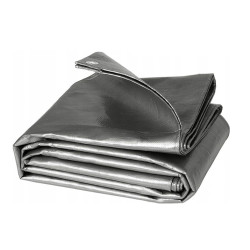 Lona gris reforzada 4x6m 200g