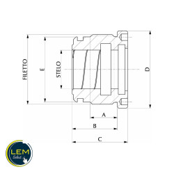 Testa del cilindro ø30...