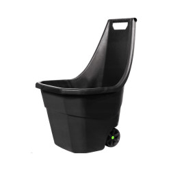 Chariot de jardin noir sur roues Load & Go 55L