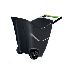 Chariot de jardin noir sur roues Load & Go II 85L