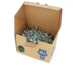 Boite de 500 Vis agglo tête fraisée T20 zingué 4.0x45mm FP