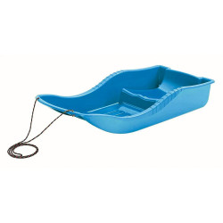 Blue plastic sled for...