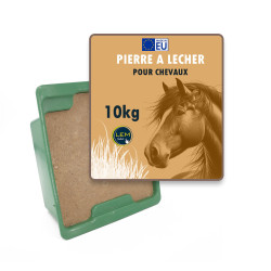 Bloc à lécher minéral K 10kg pour chevaux