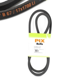 Courroie Trapézoïdale Lisse B67 1700 MM - 17x1700 Li