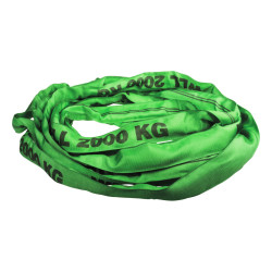 Sangle élingue ronde sans fin 4m - 2000kg - 2T Verte