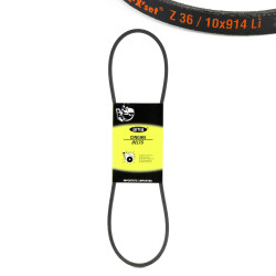 Courroie Trapézoïdale Lisse Z36 914 MM - 10x914 Li