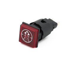 Voyant lumineux filtre à air encrassé rouge – carré Ø20 mm