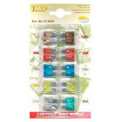 Assortimento di 10 fusibili...