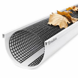 Grille de protection gouttière 1m 100-125mm anti feuilles