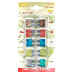 Assortment of 10 mini-fuse...