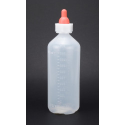 Graduated teat bottle for...