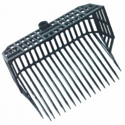 Robust plastic chip fork